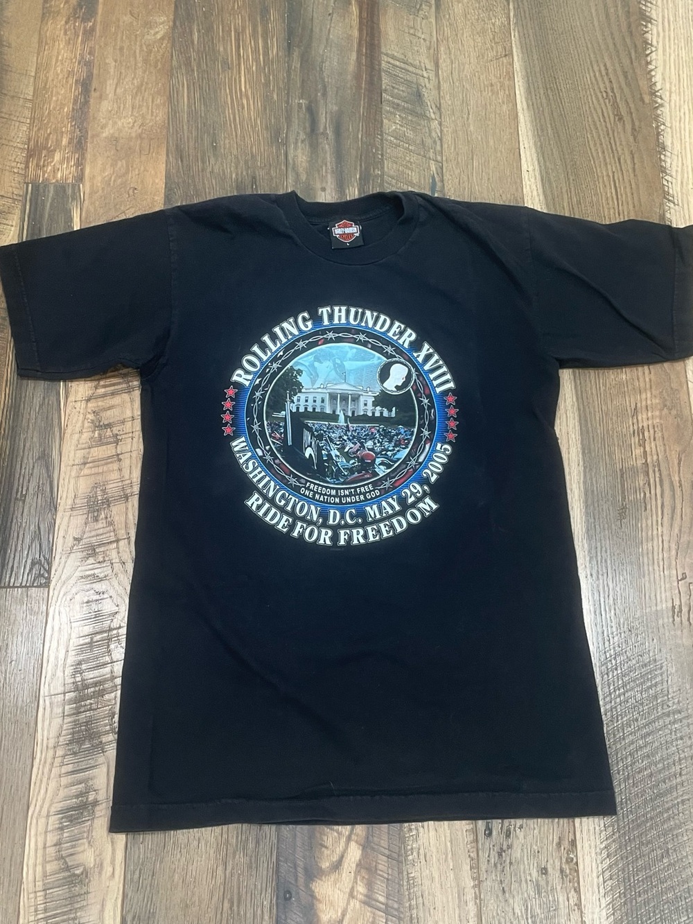 Harley Davidson Vintage Rolling Thunder 2005 shirt men L